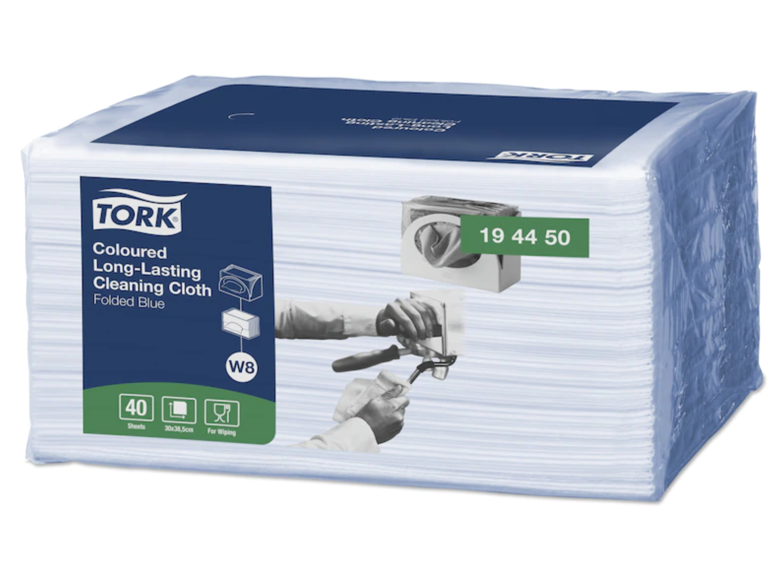 Ściereczki wielorazowe TORK 194450 Blue Opak 40 ściereczek